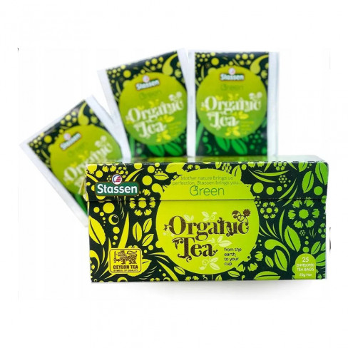 STASSEN ORGANIKUS ZÖLD TEA 50X2G 100 G