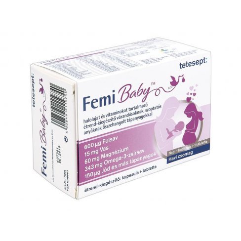 Vásároljon Tetesept femi baby kapszula + tabletta 60db terméket - 4.038 Ft-ért