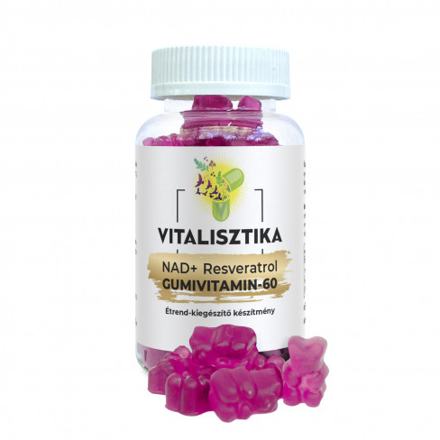 Vitalisztika NAD+Resrevatrol Gumivitamin 60db