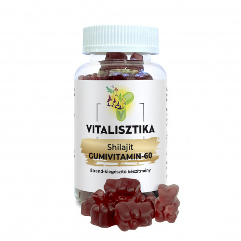 Vitalisztika Shilajit Gumivitamin 60db