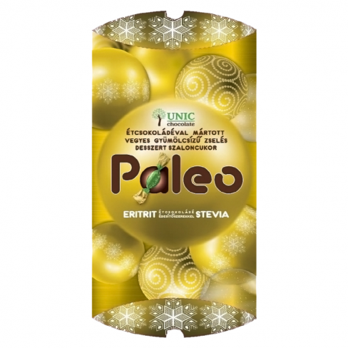 Vásároljon Paleo unic szaloncukor étcsokis zselés édesítőszerekkel 220g terméket -