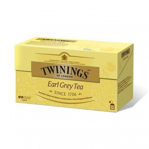 Vásároljon Twinings earl grey fekete tea 25x2g 50 g terméket - 1.235 Ft-ért
