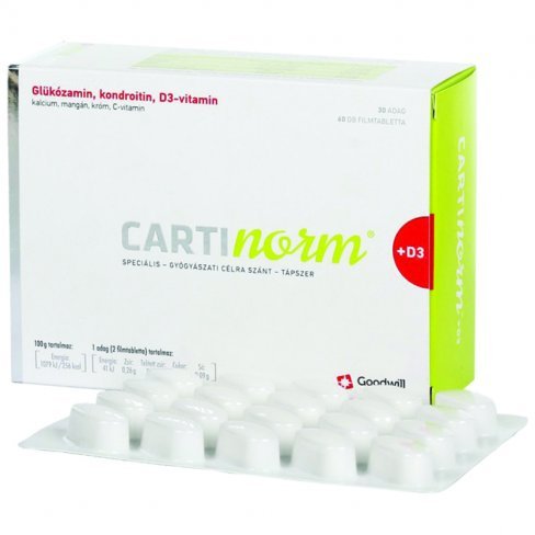 Vásároljon Cartinorm +d3 filmtabletta  60db terméket - 9.766 Ft-ért