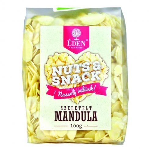 Vásároljon Éden prémium blansírozott szeletelt mandula 100g terméket - 849 Ft-ért