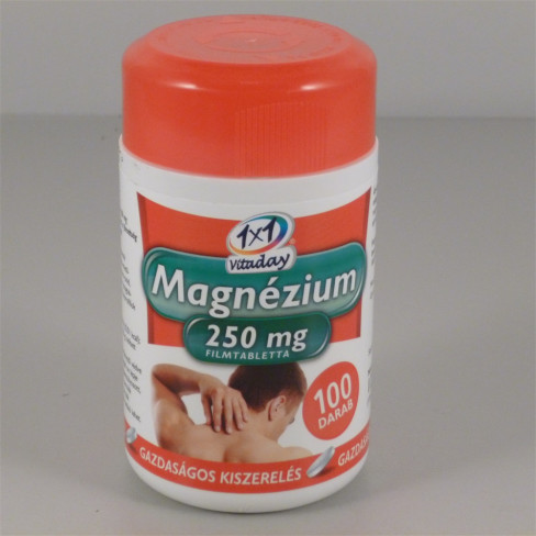 Vásároljon 1x1 vitaday magnézium 250 mg filmtabletta 100db terméket - 1.943 Ft-ért