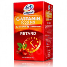 1x1 vitamin c vitamin 1000 mg retard d3+csipkebogyó 50db