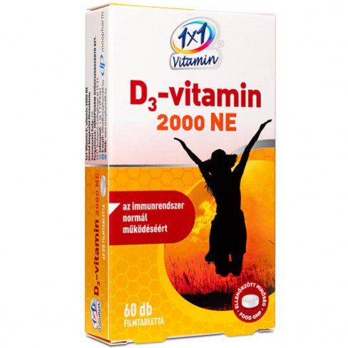 1X1 VITAMIN D3-VITAMIN 2000NE FILMTABLETTA 60 DB