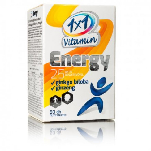 Vásároljon 1x1 vitamin energy étrendkiegészítő filmtabletta 50db terméket - 2.536 Ft-ért