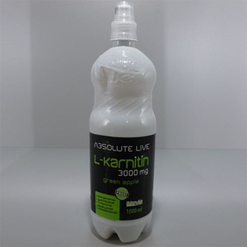 Vásároljon Absolute live l-karnitin ital zöldalma 1000ml terméket - 403 Ft-ért