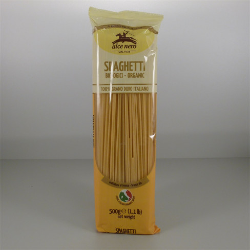Vásároljon Alce nero bio durumtészta spagetti 500g terméket - 786 Ft-ért