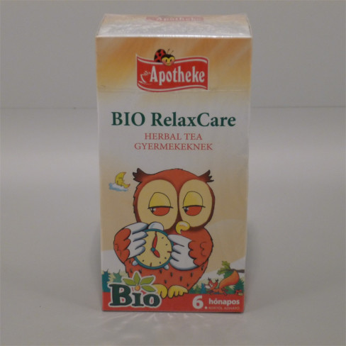 Vásároljon Apotheke bio gyermek relaxcare herbal tea 20x1,5g 30g terméket - 762 Ft-ért