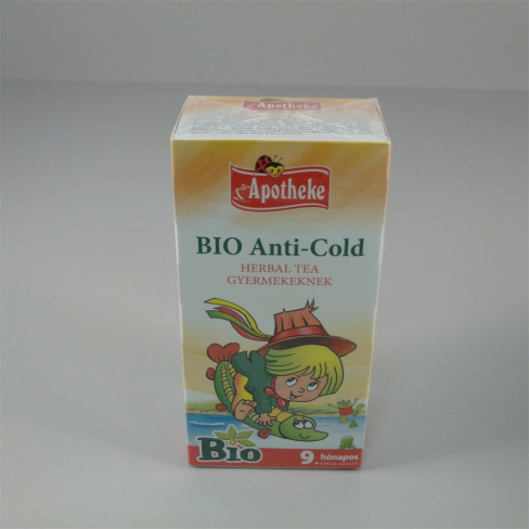 Vásároljon Apotheke bio gyermek tea anti-cold herbal 20x1,5 30g terméket - 786 Ft-ért