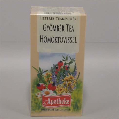 Vásároljon Apotheke gyömbér-homoktövis tea 20x1,5g 30g terméket - 872 Ft-ért