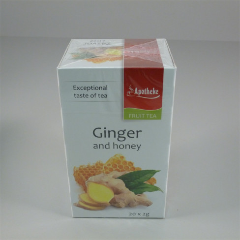 Vásároljon Apotheke gyömbér és méz tea 20x2g 40g terméket - 1.098 Ft-ért
