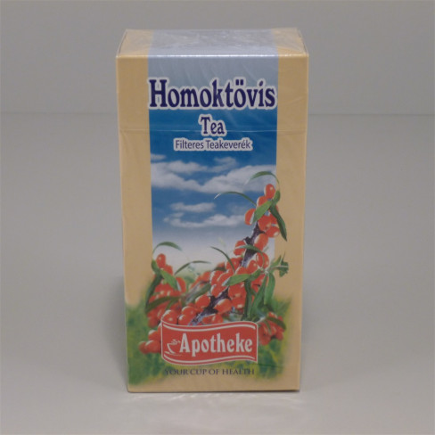 Vásároljon Apotheke homoktövis tea 20fil terméket - 912 Ft-ért