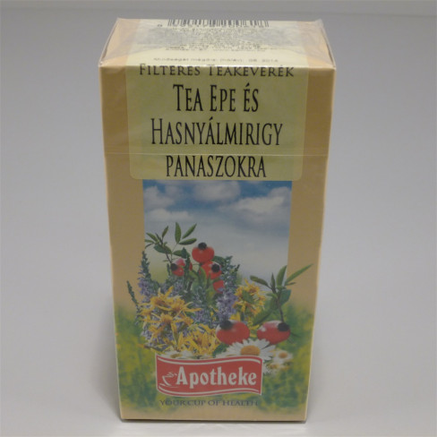 Vásároljon Apotheke tea epe és hasnyálmirígy panaszokra 20x1,5g 30g terméket - 872 Ft-ért