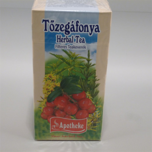 Vásároljon Apotheke tőzegáfonya tea 20x1,5g 30g terméket - 1.135 Ft-ért