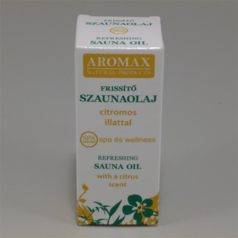 Vásároljon Aromax szaunaolaj frissítő 10ml terméket - 1.455 Ft-ért
