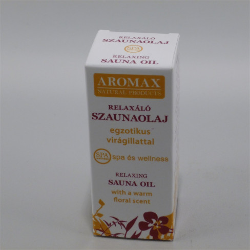 Vásároljon Aromax szaunaolaj relaxáló 10ml terméket - 1.455 Ft-ért