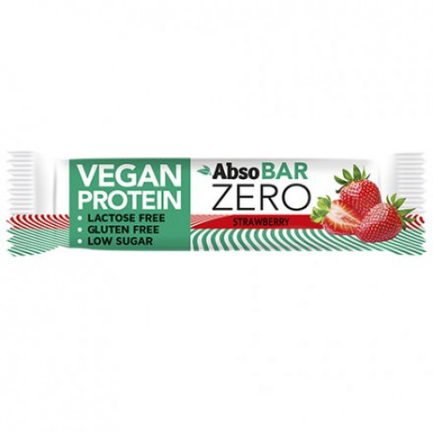 Vásároljon Absorice absobar zero vegan proteinszelet strawberry 40g terméket - 491 Ft-ért