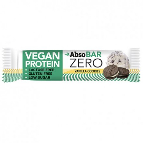 Vásároljon Absorice absobar zero vegan proteinszelet vanilla cookies 40g terméket - 491 Ft-ért