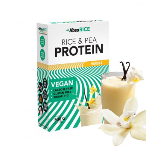Vásároljon Absorice protein italpor vanília 500g terméket - 4.892 Ft-ért