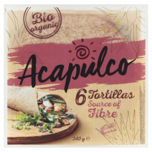 ACAPULCO BIO LÁGY TORTILLA BÚZAKORPÁVAL 240 G