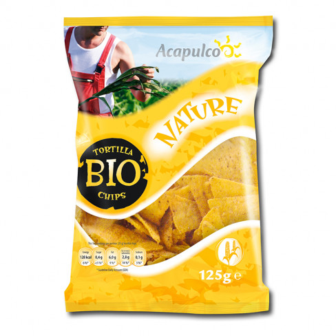 Vásároljon Acapulco bio tortilla chips sózott 125 g terméket - 564 Ft-ért