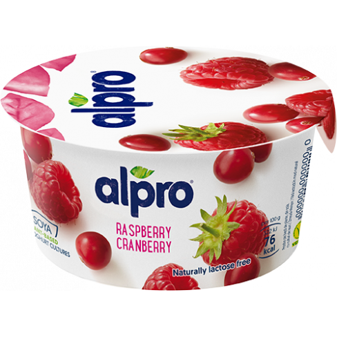 Vásároljon Alpro joghurt vörös áfonya-málna 150g terméket - 324 Ft-ért