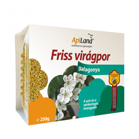 Vásároljon Apiland nyers galagonya virágpor 250g terméket - 2.687 Ft-ért