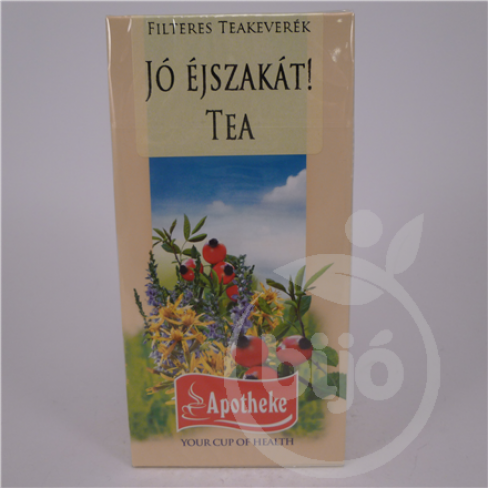 Vásároljon Apotheke jó éjszakát tea 20x1,5 g 30g terméket - 876 Ft-ért