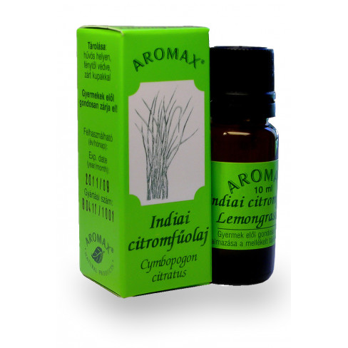 Vásároljon Aromax indiai citromfű illóolaj 10ml terméket - 1.301 Ft-ért