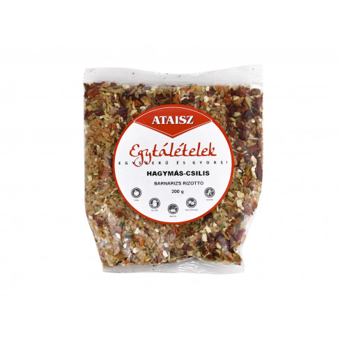 Vásároljon Ataisz rizottó hagymás-chilis barnarizs 200g terméket - 373 Ft-ért