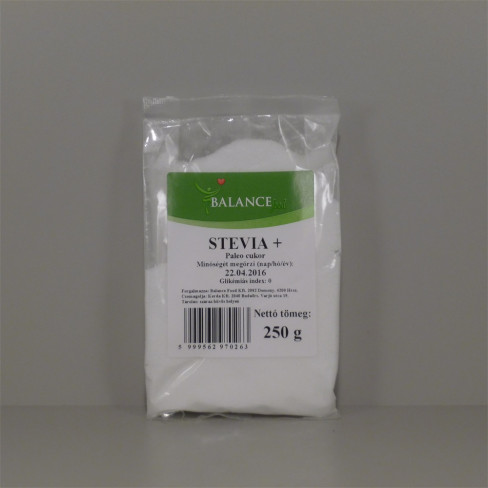 Vásároljon Balance food stevia plus (tasakos) 250g terméket - 1.080 Ft-ért