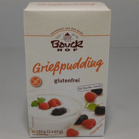 Vásároljon Bauck hof bio gluténmentes grízpuding 130g terméket - 796 Ft-ért