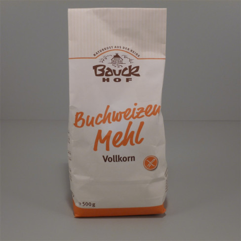 Vásároljon Bio gluténmentes bauckhof teljes kiőrlésű hajdinaliszt 500g terméket - 1.235 Ft-ért