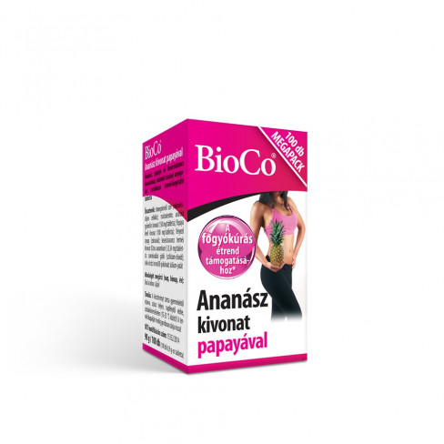 Vásároljon Bioco ananász kivonat papayával megapack 100db terméket - 4.695 Ft-ért