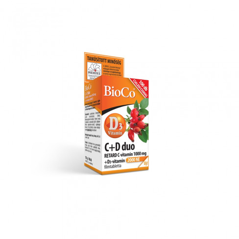 Vásároljon Bioco c+d dou retard c-vitamin 100db terméket - 3.516 Ft-ért