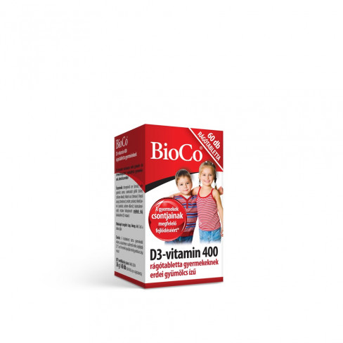 Vásároljon Bioco d3-vitamin 400 kapszuka 60db terméket - 2.631 Ft-ért