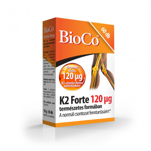 Vásároljon Bioco k2 vitamin forte tabletta 60db terméket - 4.224 Ft-ért