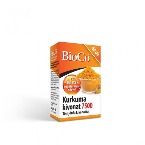 Vásároljon Bioco kurkuma kivonat 7500 tömjénfa kivonattal kapszula 60db terméket - 3.124 Ft-ért