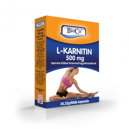 Vásároljon Bioco l-karnitin 500mg kapszula 60db terméket - 3.124 Ft-ért