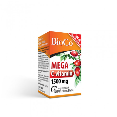 Vásároljon Bioco mega c-vitamin családi csomag 1500 mg kapszula 100db terméket - 4.361 Ft-ért