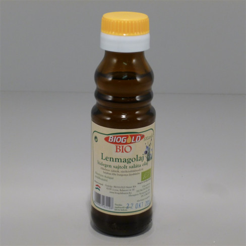 Vásároljon Biogold bio lenmagolaj 100ml terméket - 845 Ft-ért
