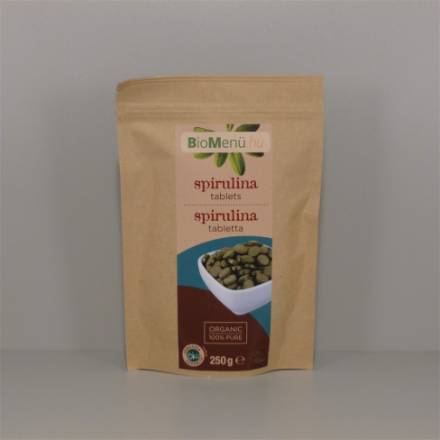 BIO MENÜ BIO SPIRULINA TABLETTA /KB.500 DB 250g