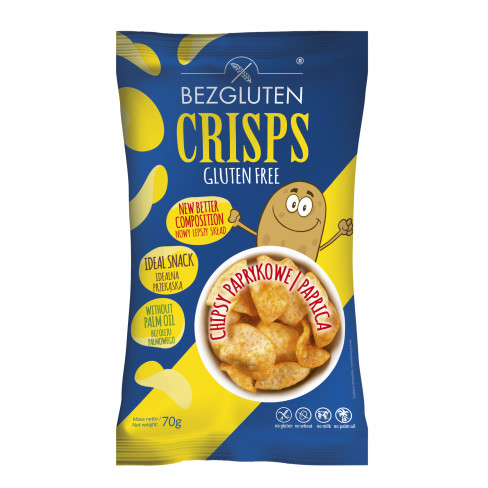 Vásároljon Bezgluten gluténmentes chips paprikás 70g terméket - 458 Ft-ért