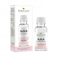 BIOBALANCE SZÉRUM S.O.S SZÁRÍTÓ AKNÉRA HAJLAMOS BŐRRE 20 ML