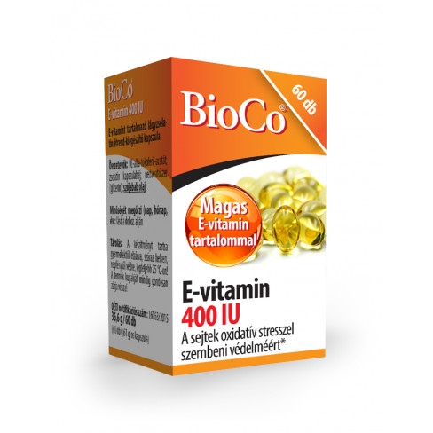 Vásároljon Bioco e-vitamin 400 iu 60db kapszula 60db terméket - 3.241 Ft-ért