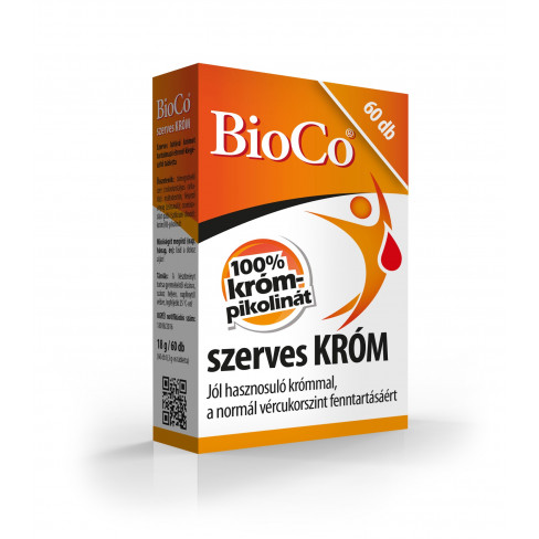 Vásároljon Bioco szerves króm tabletta 60db terméket - 2.534 Ft-ért