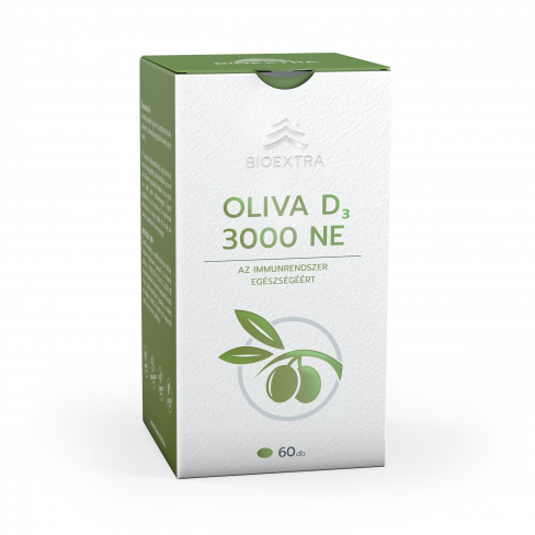 BIOEXTRA OLIVA D3 3000 NE ÉTREND-KIEGÉSZÍTŐ LÁGYZSELATIN KAPSZULA 60 DB